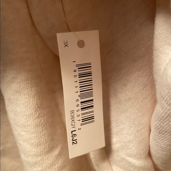 Amazon Essentials Women's Beige Zip-Up Hoodie…size 3X - Picture 5 of 5